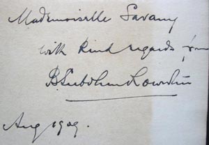 Madeleine Savary de B. Seebohm Rowntree, 1909