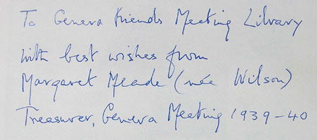 Margaret Meade, née Wilson, 1997